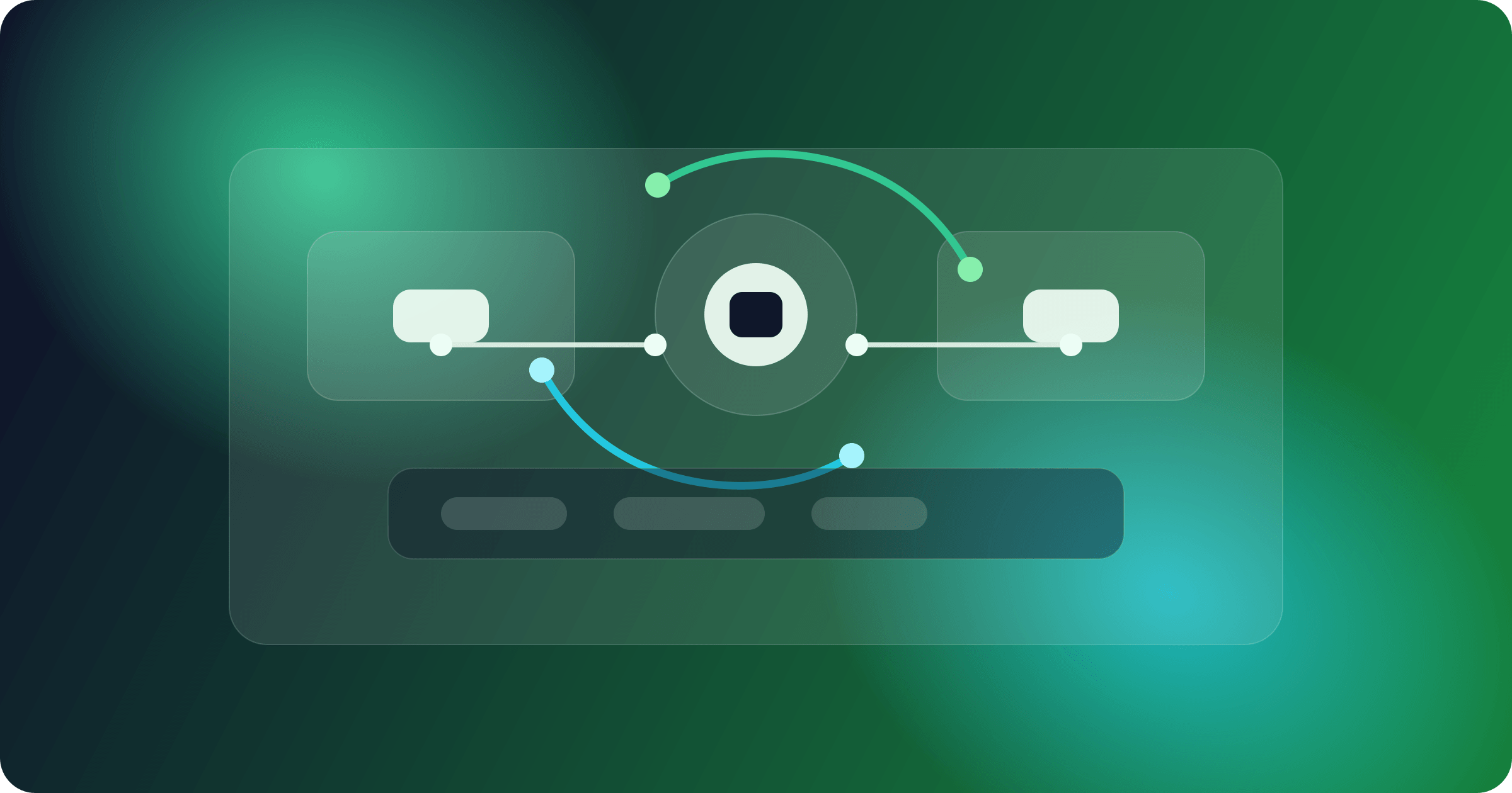 Glossy secrets rotation cover showing secured credential cards, rotation arrows, and a managed AWS workflow