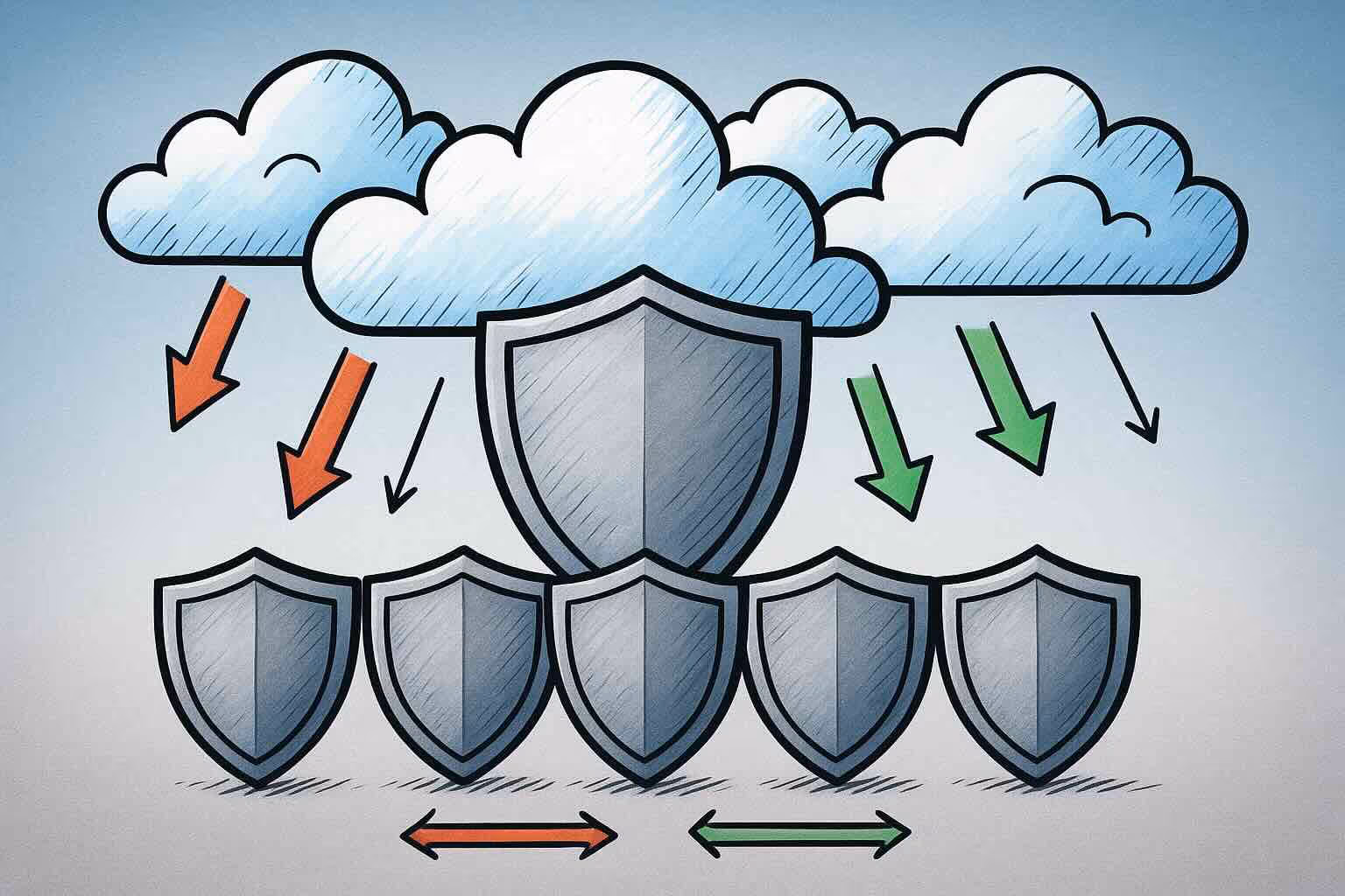 Illustration of security groups being updated with cloudflare ips
