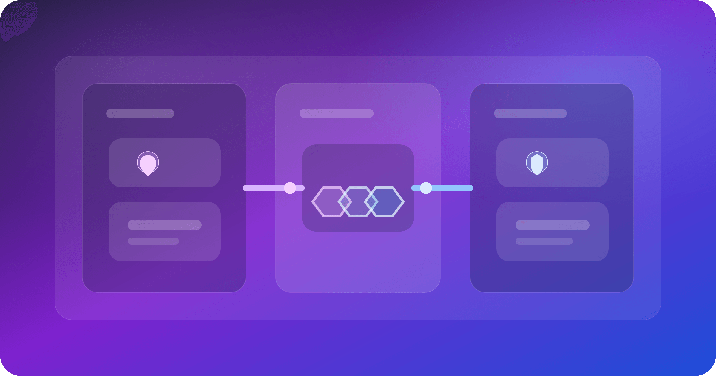 Glossy service-mesh security diagram with trust boundaries, mTLS lanes, and policy-enforced traffic flows